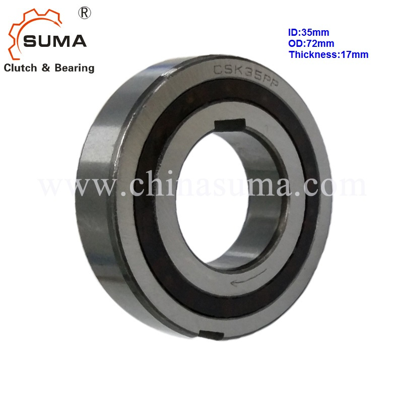 One-Way Sprag Overrunning Clutch Bearing Csk35PP 35X72X17mm with Two Keyways