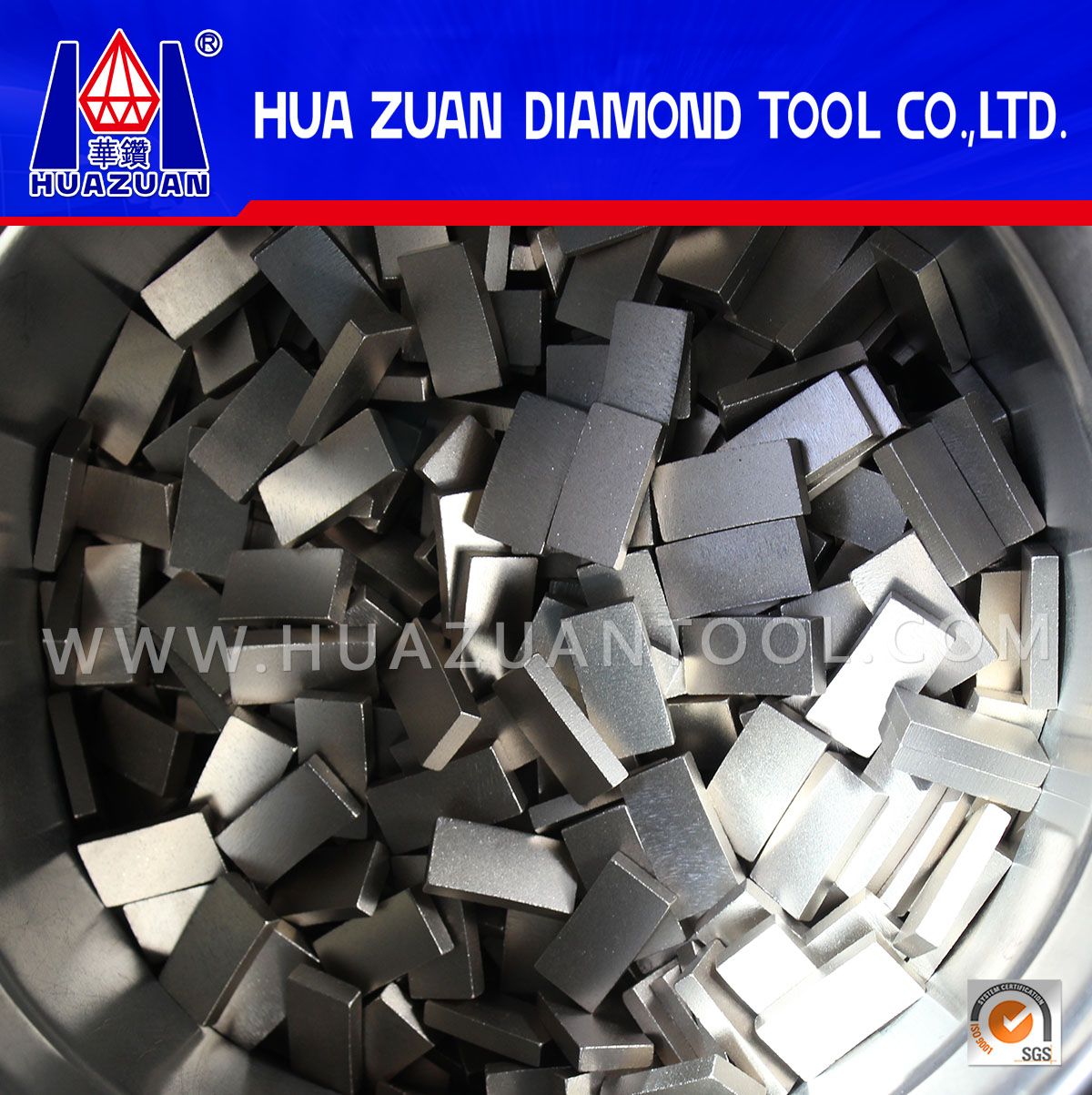 [Sintered]Diamond Segment for Cutting Granite/Sintering, High-Frequency Welding/Sandwich