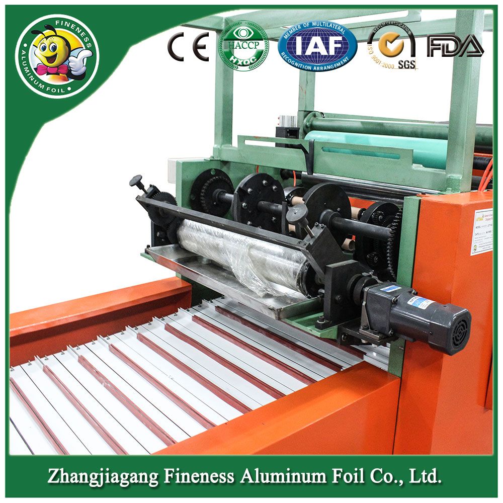 Household Aluminium Foil Roll Rewinding and Cutting Machine Strawberries