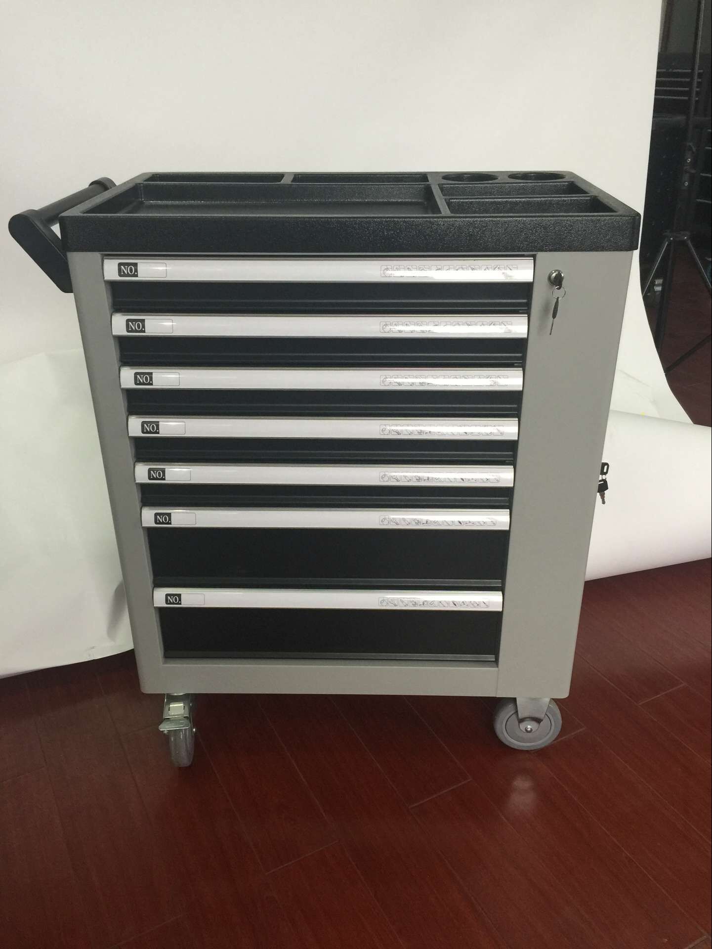 2016 New Design 7 Drawer High Quality Tool Trolley/Cabinet/Tool Box with 358PCS Hand Tools Set