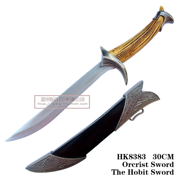 Hobbit Thorin Oakenshield Orcrist Manual Imitation Knight Dagger The Film and Television Dagger 30cm