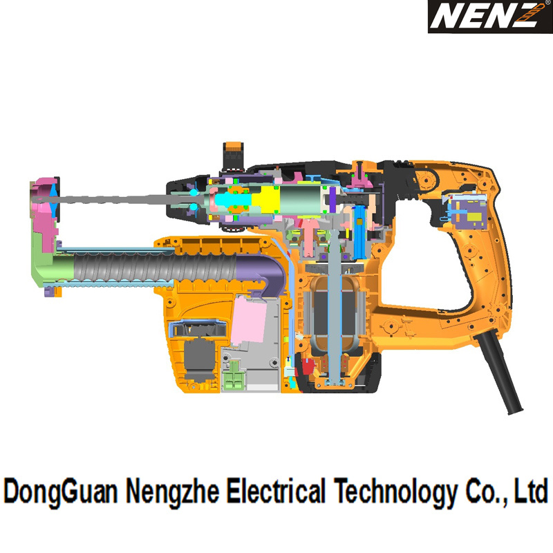 Drilling Equipment Professional Electric Rotary Hammer with Dust Extractor (NZ30-01)