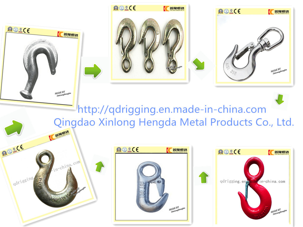 H331 Forged Steel Us Type Clevis Slip Hook with Latch
