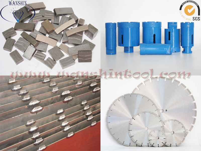 Competitive Diamond Tool Diamond Segment Drill Bit for Stone