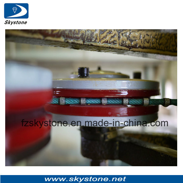 Stationary Diamond Wire Saw for Stone Dressing