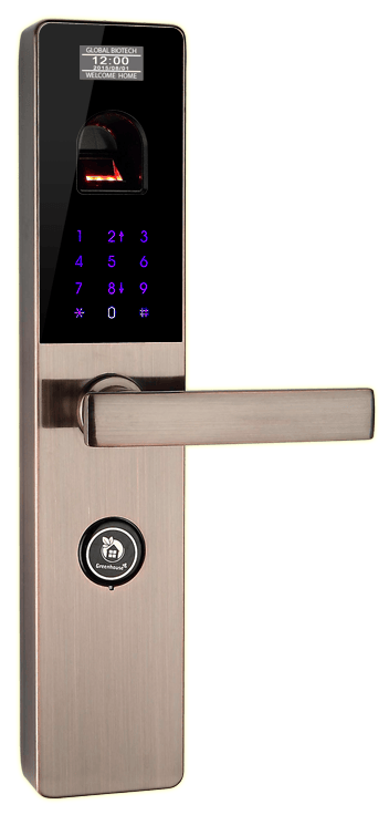 Zinc Alloy Smart Fingerprint Door Lock with Password/Key