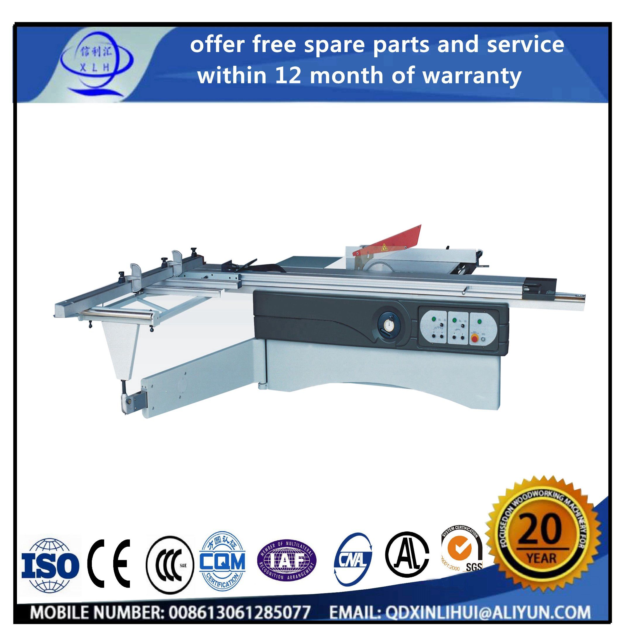 Timber Panel Saw Furniture Woodworking Precision Sliding Table Panel Saw