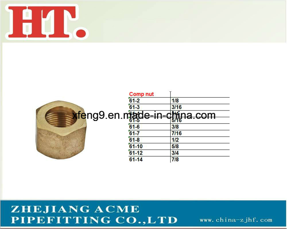 American Brass Fmale Comp Nut Fitting