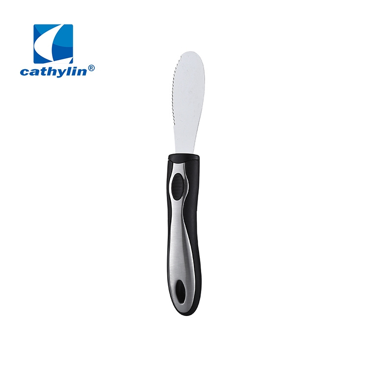 Food Grade Stainless Steel Color Handle Butter Knife / Butter Spreader