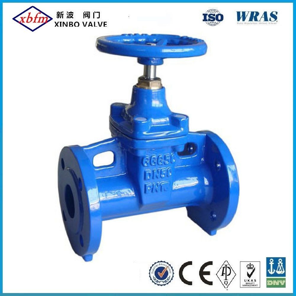 Non-Rising Stem Cast Iron Metal Seated Gate Valve DIN3352-F5