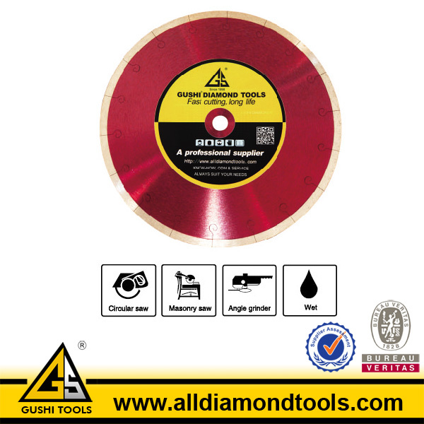 J Slot Diamond Continuous Rim Saw Blade