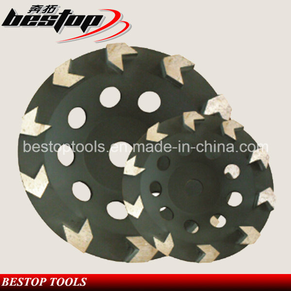 Arrow Segmented Stone Concrete Diamond Disc Turbo Cup Grinding Wheel