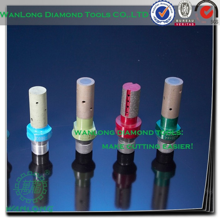 5 Teeth Diamond Finger Bit for Stone and Concrete Milling, Diamond Milling Bit