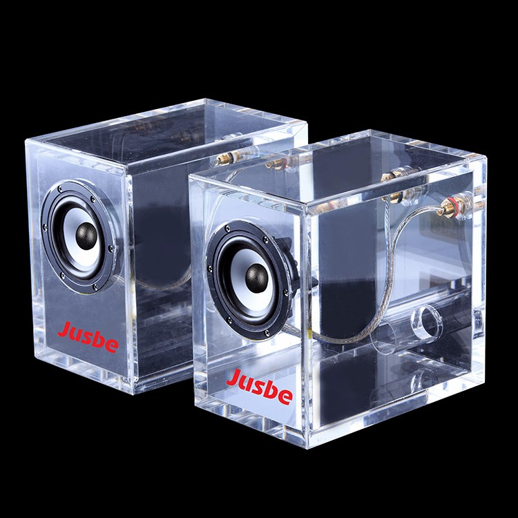 2017 Hot Sale New Design Crystal Table/Bookshelf Speakers