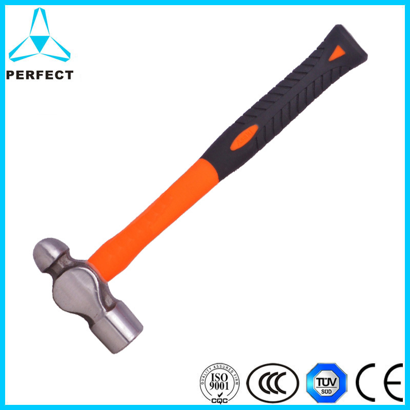 Ball Hammer with Plastic Coating Fibreglass Handle