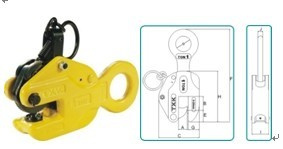 Vertical Lifting Clamp with CE GS SGS Certificates