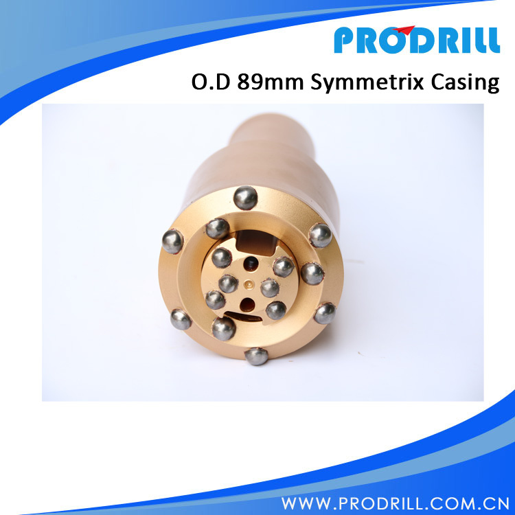 Symmetric Casing O. D 89mm Top Hammer Drill