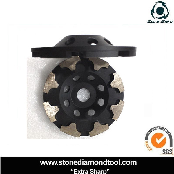 T Shape Segmented Diamond Grinding Cup Wheel