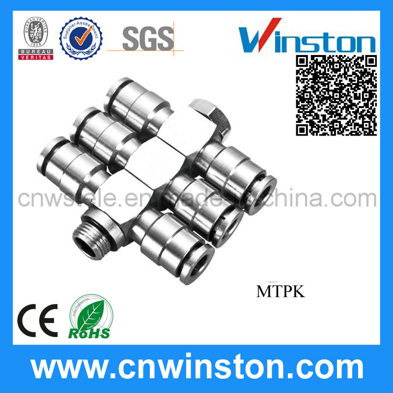 Triple Male Brass Hardware Fitting with CE