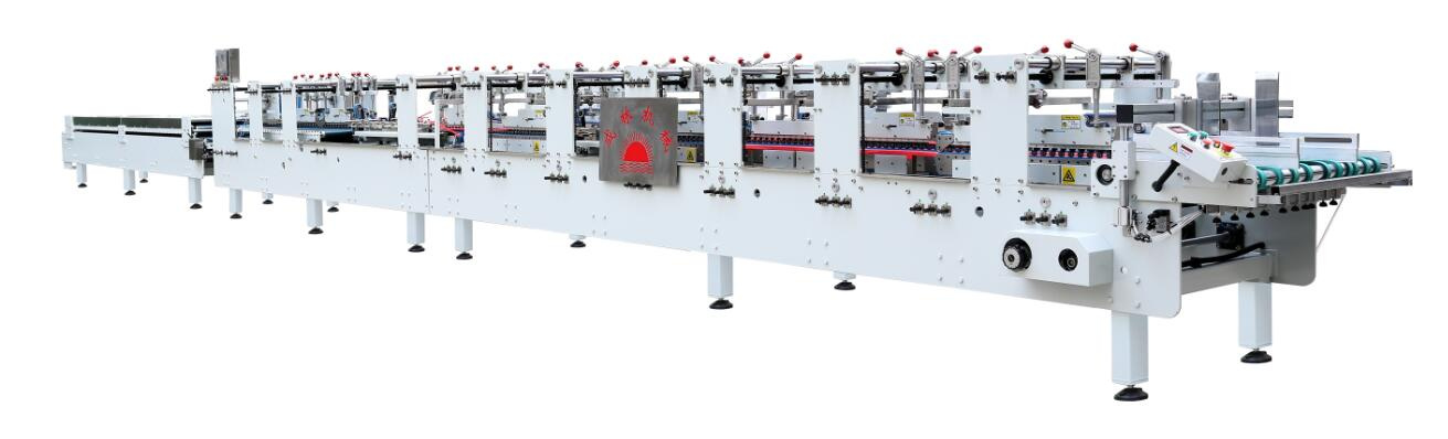 High Speed Transparent Plastic Box Pasting Machine