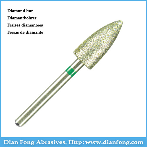274-060c HP Bullet Shape Bur Diamond Drill Bits for Stone