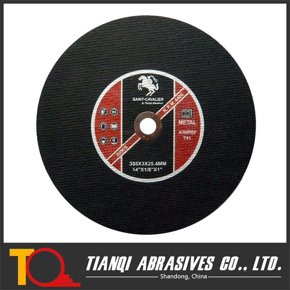 En12413 Aluminum Abrasives Cut off Wheel (355X3.2X25.4)