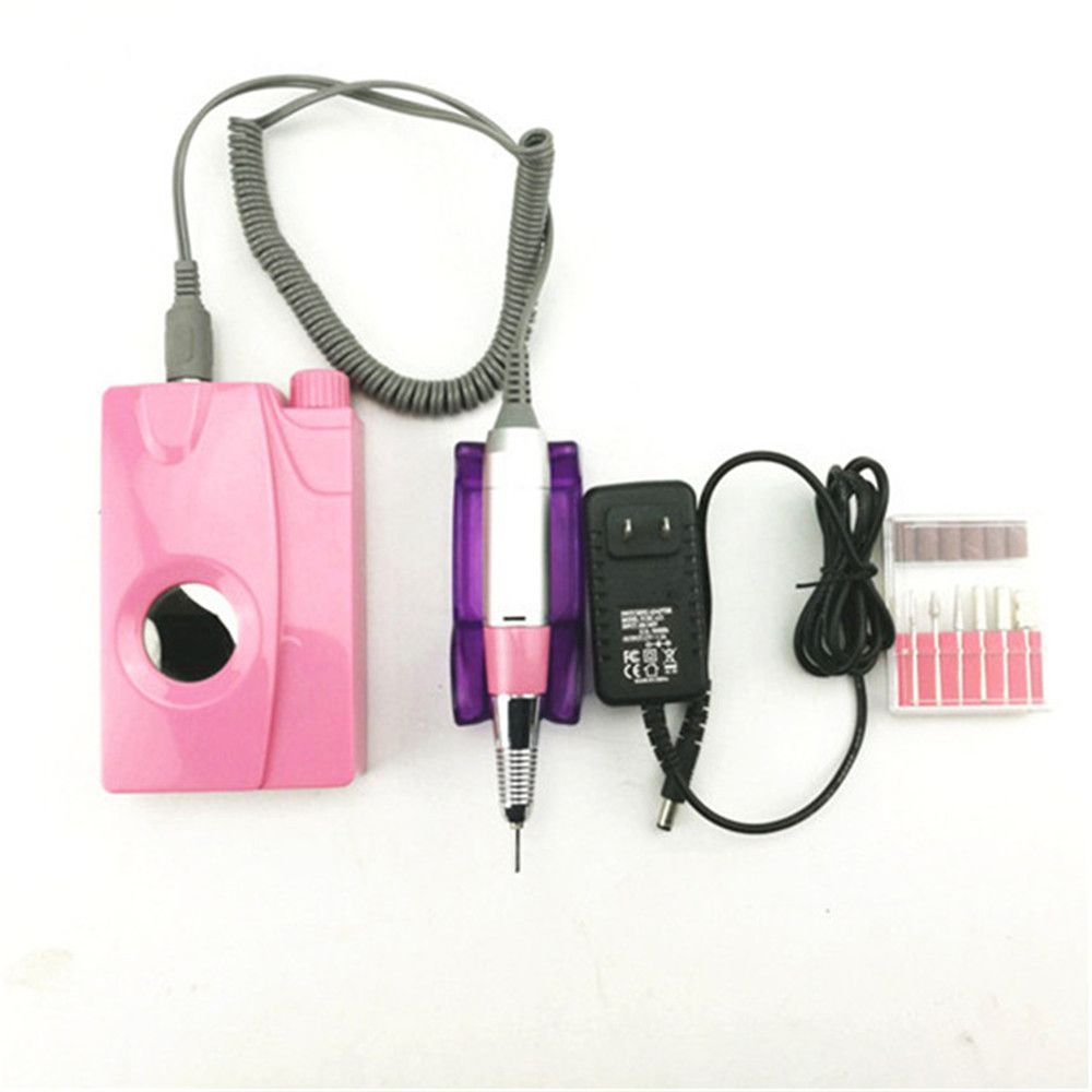 Nail File Drill Kit Cordless Manicure Pedicure Portable Nail Drill