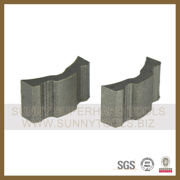 Turbo Shape Diamond Core Drill Bit Segment for Reinforced Concrete