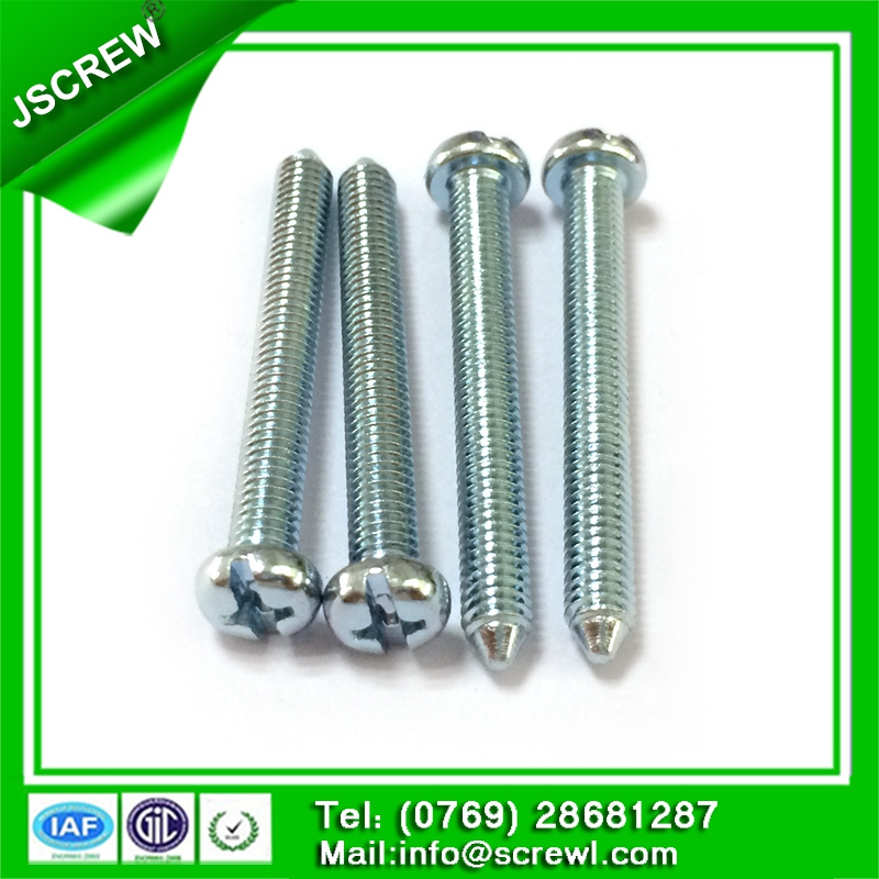 Phillips Cross Head Pan Head Tip Point Fastener Machine Screw