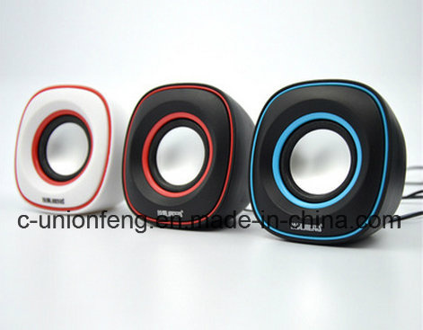 Fashioable Design USB Mini Speaker 2.0 PC Speaker for Laptop Competitive Price Q Shape