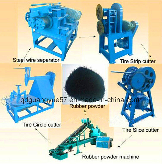 Waste Tyre Cutter Machine Tire Ring Cutter for Recycling Tire