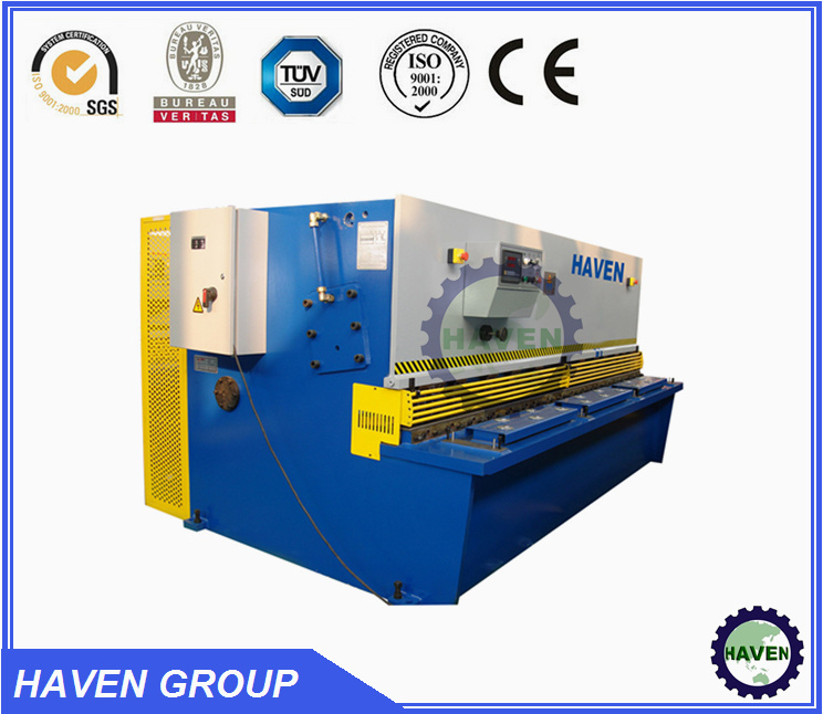 Hydraulic sheet metal shear, sheet shear, steel plate shear