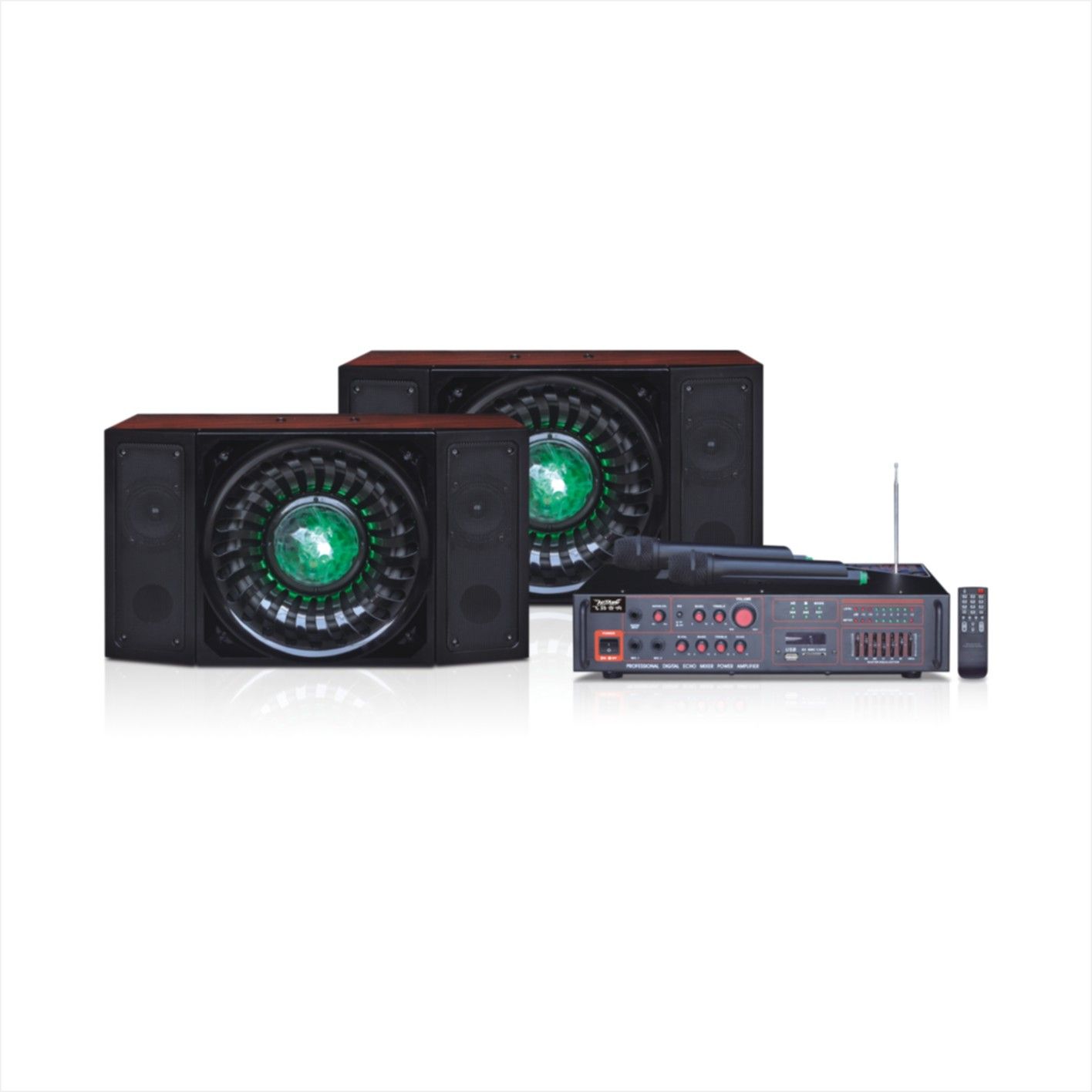 2.1 Karaoke Home Speaker with Wireless Microphone 672t