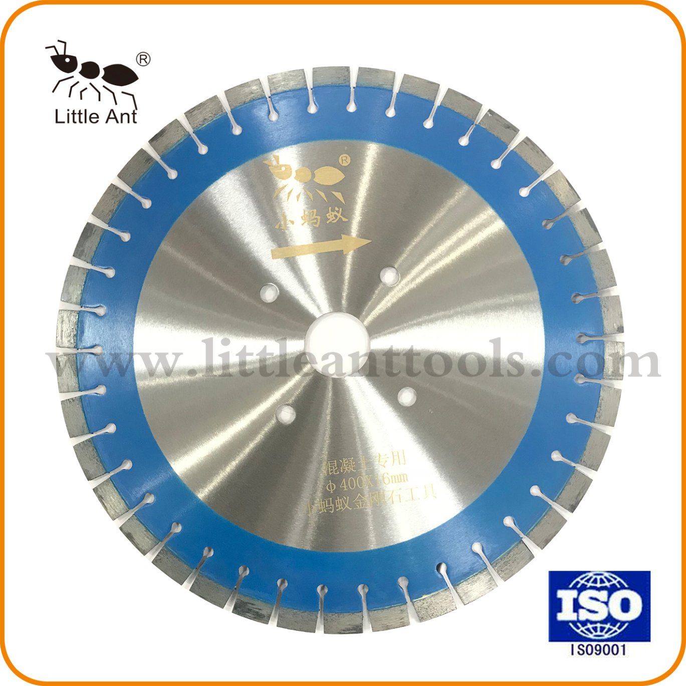 400mm Sintered Segmented Wet Diamond Saw Blade for Masonry & Asphalt