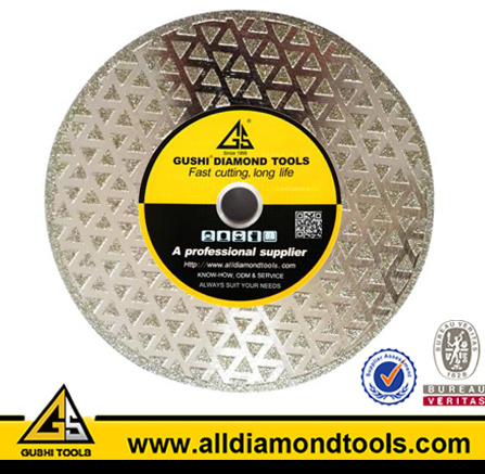 Gushi Electroplated Diamond Saw Blade for Cutting Marble Granite