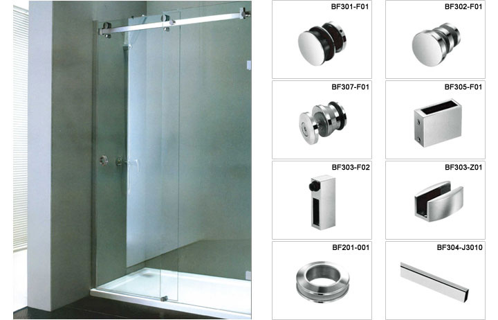 Frameless Stainless Steel Shower Enclosure Accessories with Competitive Price