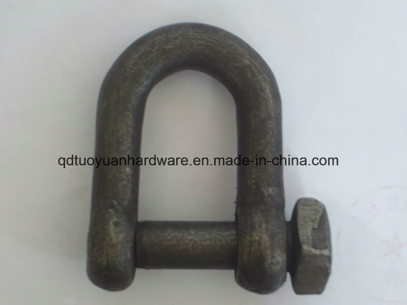 China Manufacturer Rigging Hardware Us Type Trawling Black Dee Type Shackle