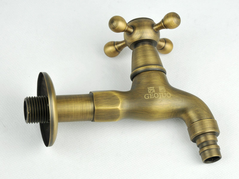 Antique Dual Handle Washing Machine Taps