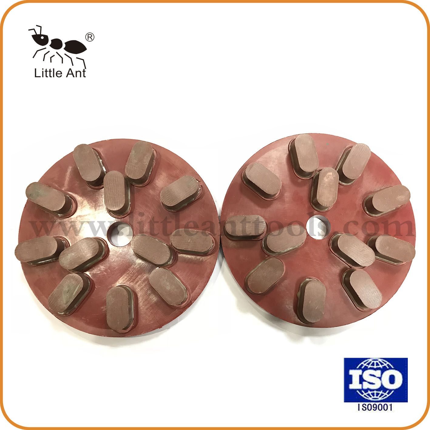 12 Teeth / 1 Cm Working Thickness, Resin Bond Diamond Polishing Pad for Reinforced on Huge Automatic Polishing Machine