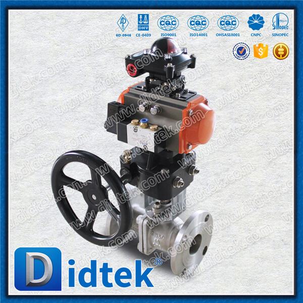 Didtek Stainless Steel 304 CF8 Pneumatic Ball Valve