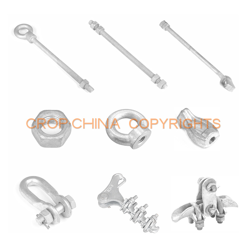 Pole Line Hardware Galvanized Machine Bolt/Nut/Stay Rod/Link Fittings