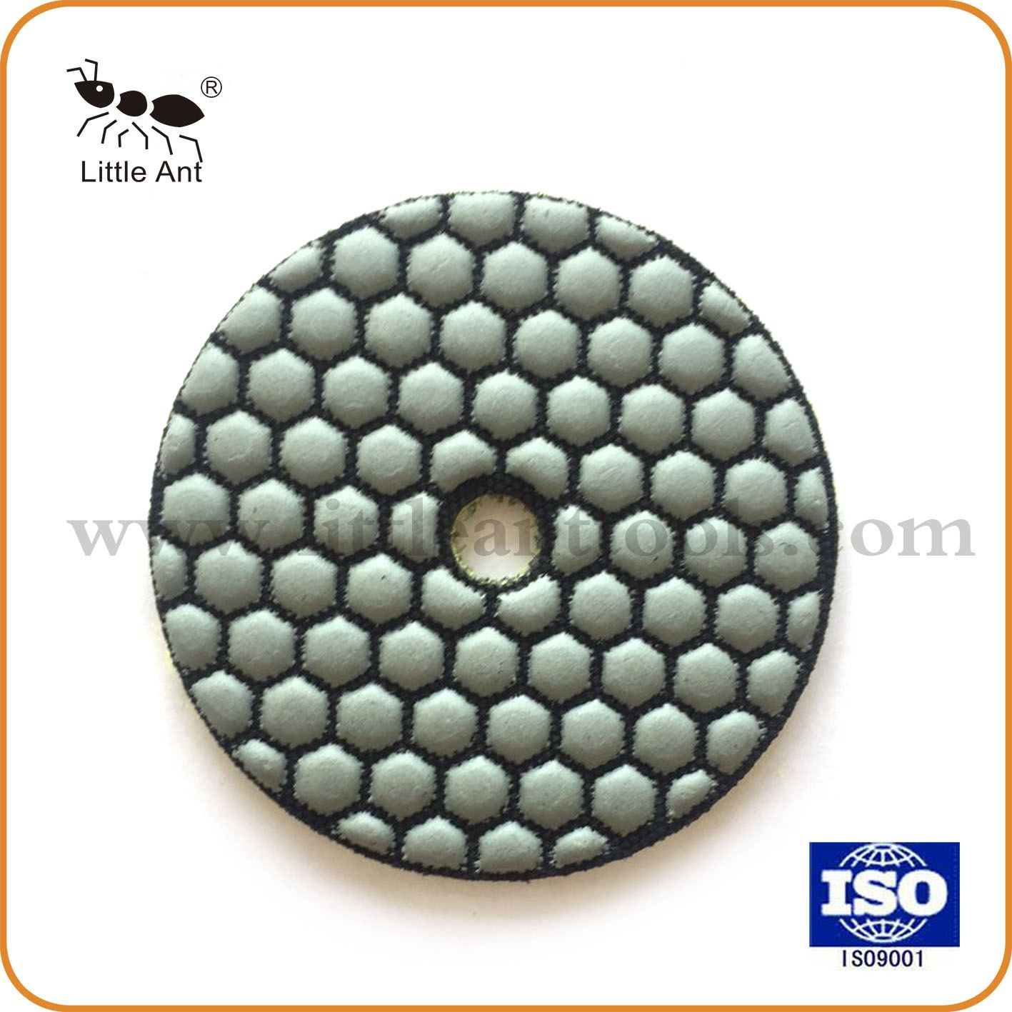China 3 Inch 80mm Diamond Dry Flexible Polishing Pads