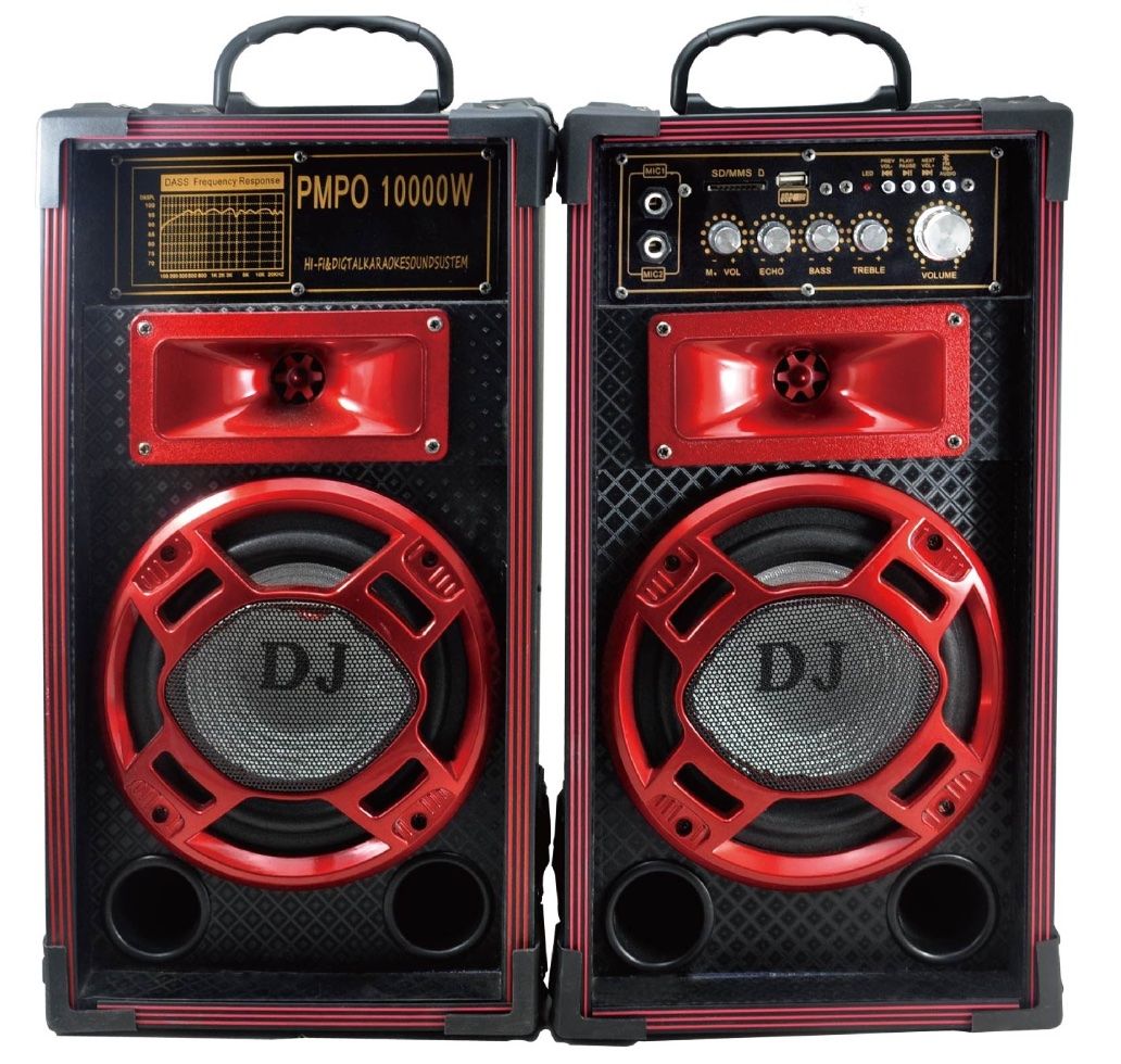 Home Theater 2.0 Channel Active USB DJ Karaoke Bluetooth Speaker