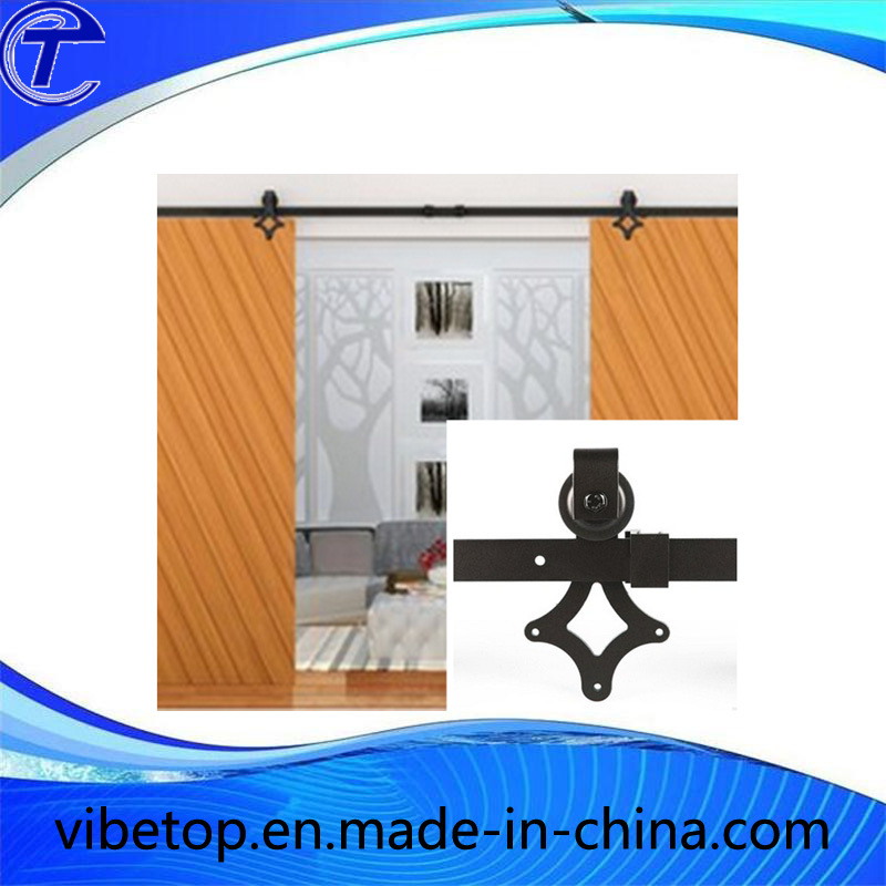 Wooden Glass Sliding Barn Door Hardware Stainless Steel