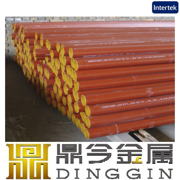En877 Dn100 Cast Iron Waste Water Pipe for Building