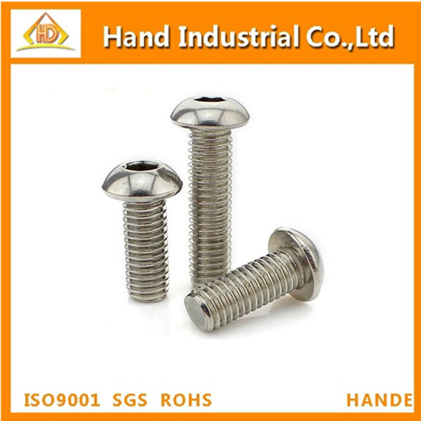 Ss304 Hex Socket Button Head Machine Screw