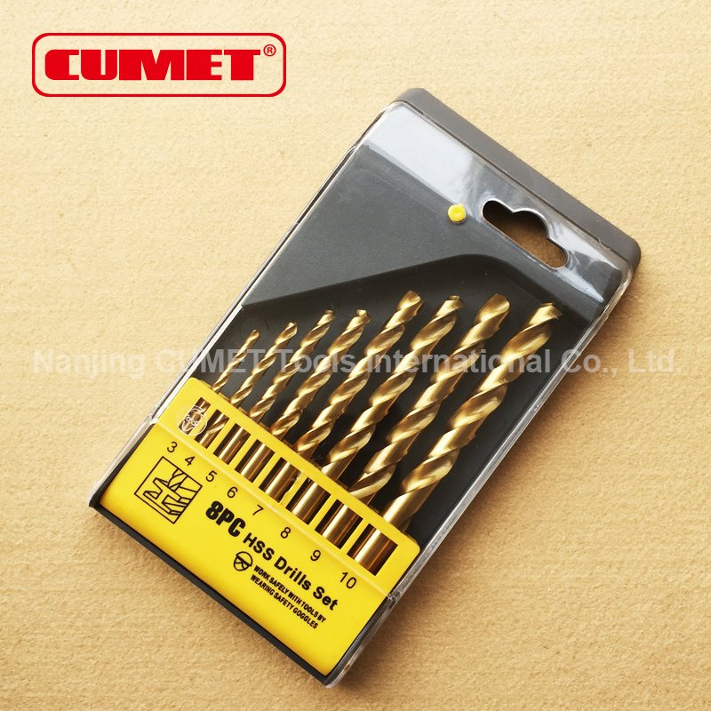 8PCS Drill Bits Set HSS