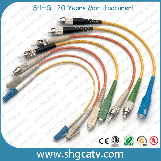 High Quality Single Mode Fiber Optic Patch Cord with Sc FC LC Connector