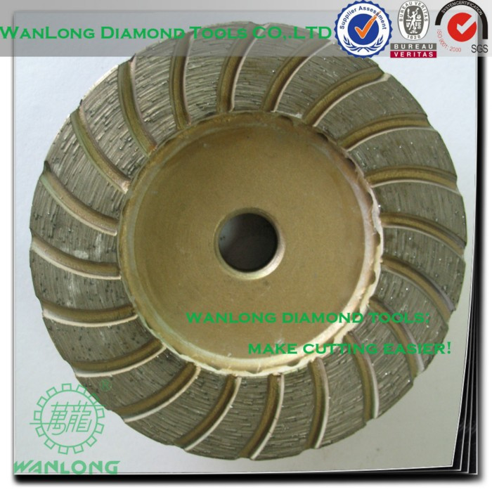 4 Inch Diamond Cup Grinding Wheel for Concrete Grinding, Floor Grinding Tools in Angle Grinder