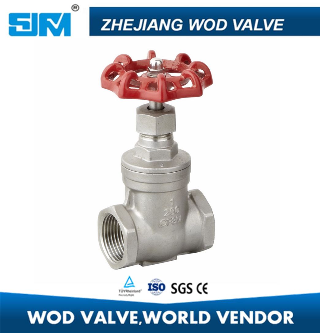 Stainless Steel Gate Valve with Threaded End